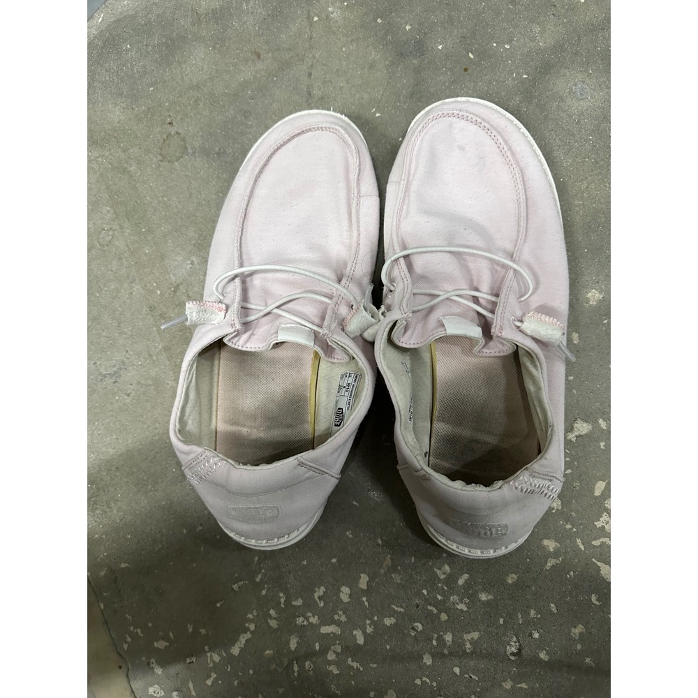 Hey Dude Wendy Heathered Stretch Bubblegum Pink Slip On Loafers 43226-66G W10